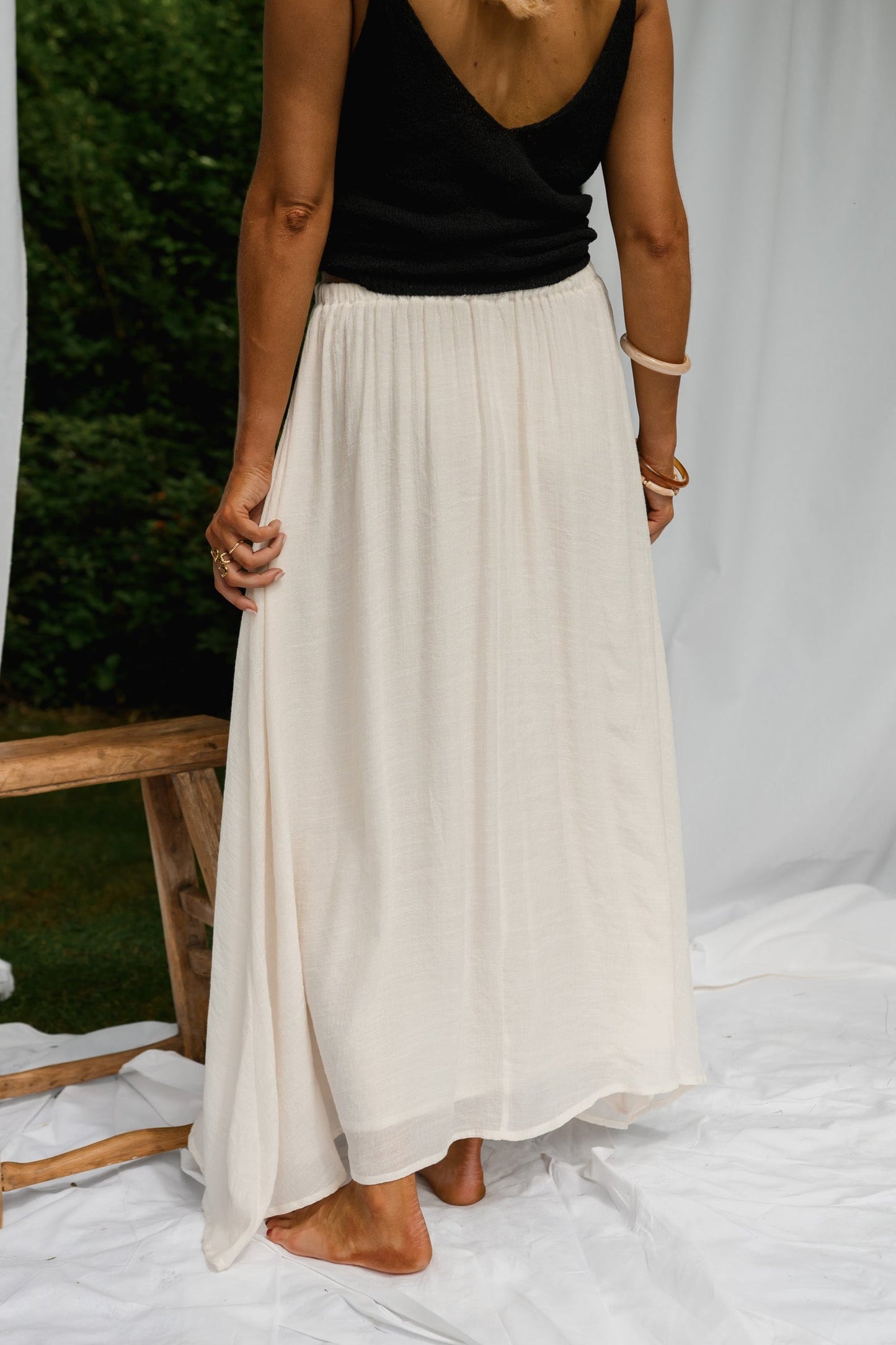 Beige Augusta Skirt