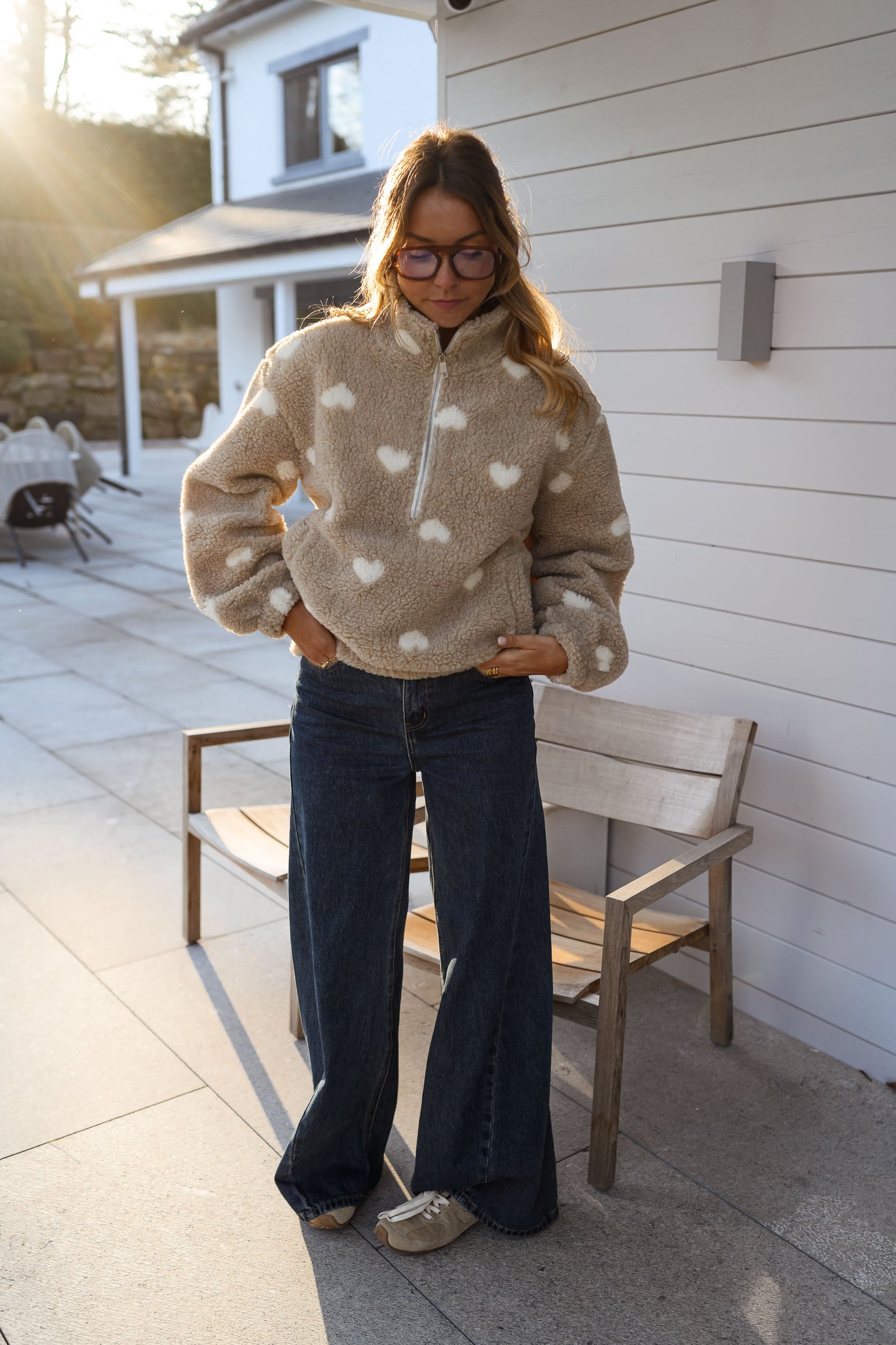 Beige Carmen Fleece Jacket