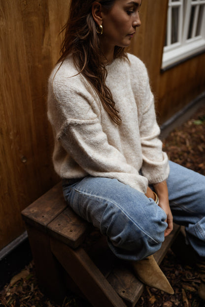 Beige Luck Sweater