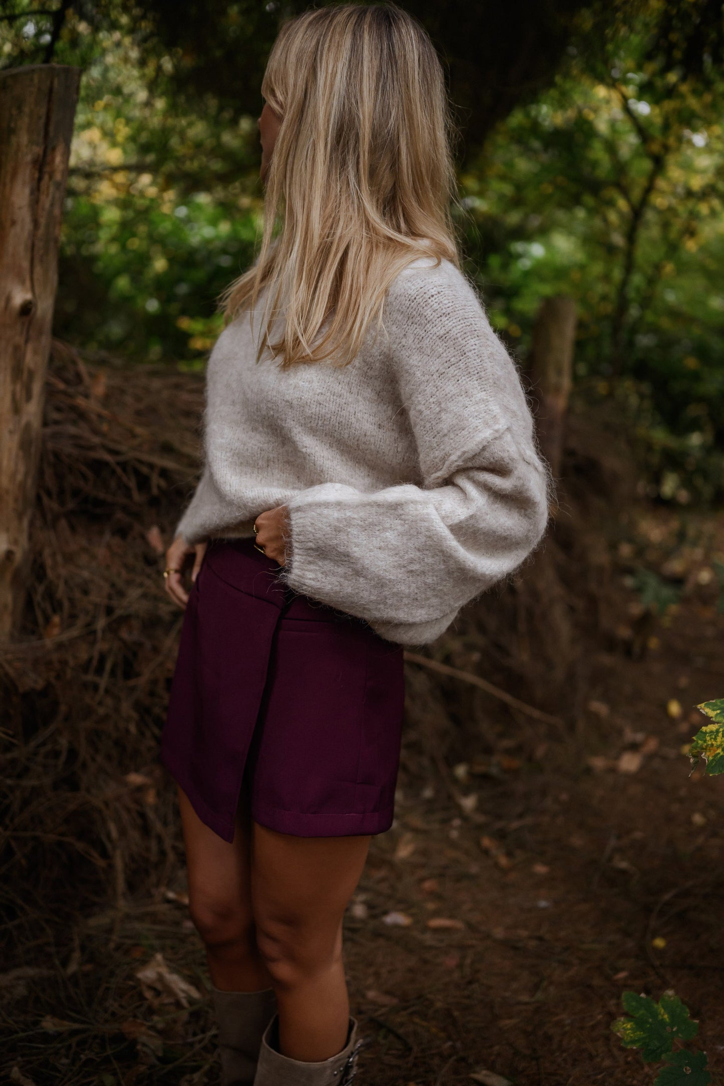 Beige Luck Sweater
