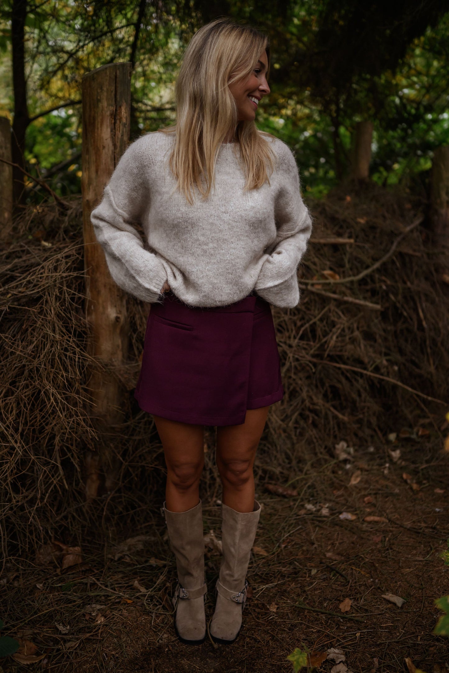 Beige Luck Sweater