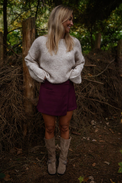 Beige Luck Sweater