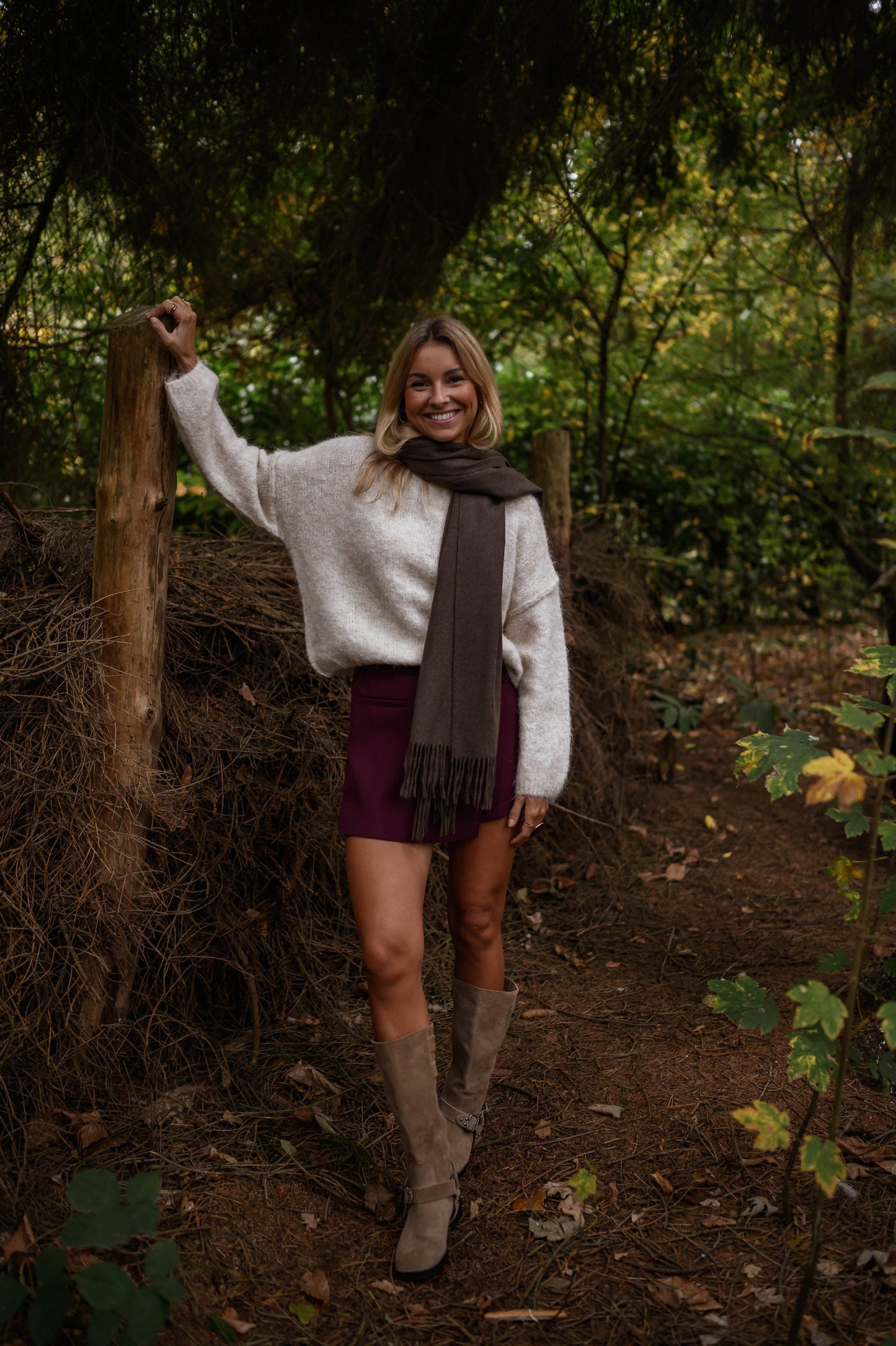 Beige Luck Sweater