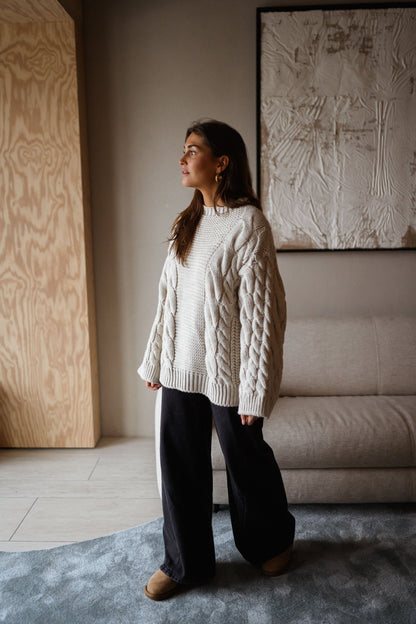 Beige Lupo Sweater