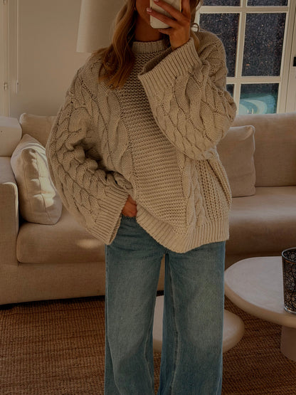 Beige Lupo Sweater