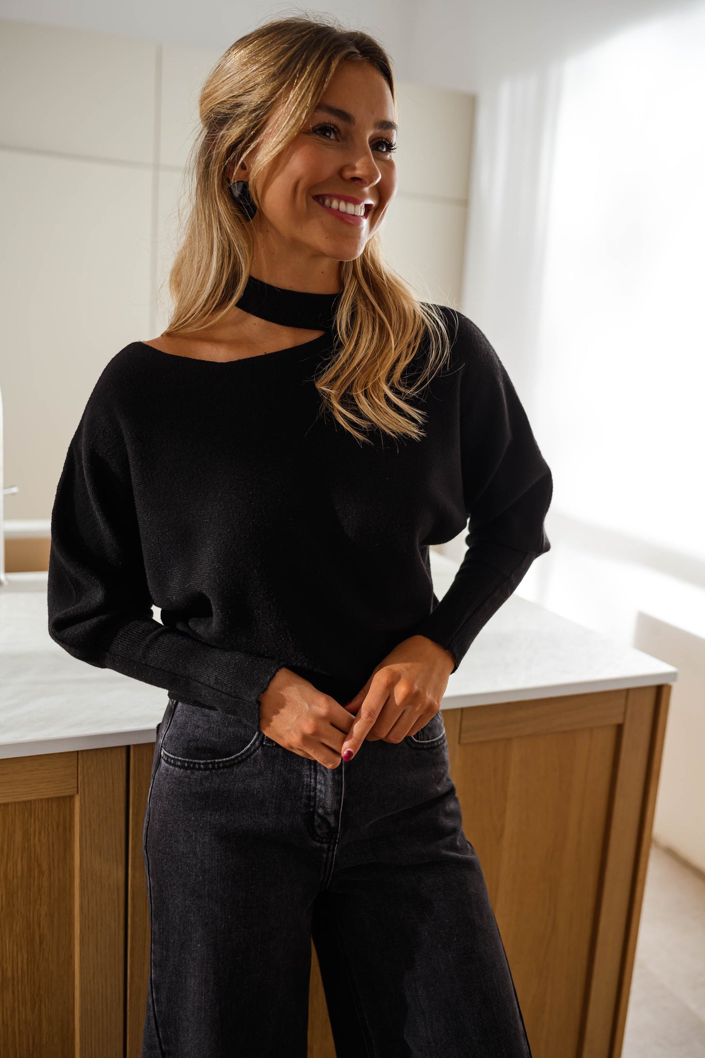 Black Aiko Sweater