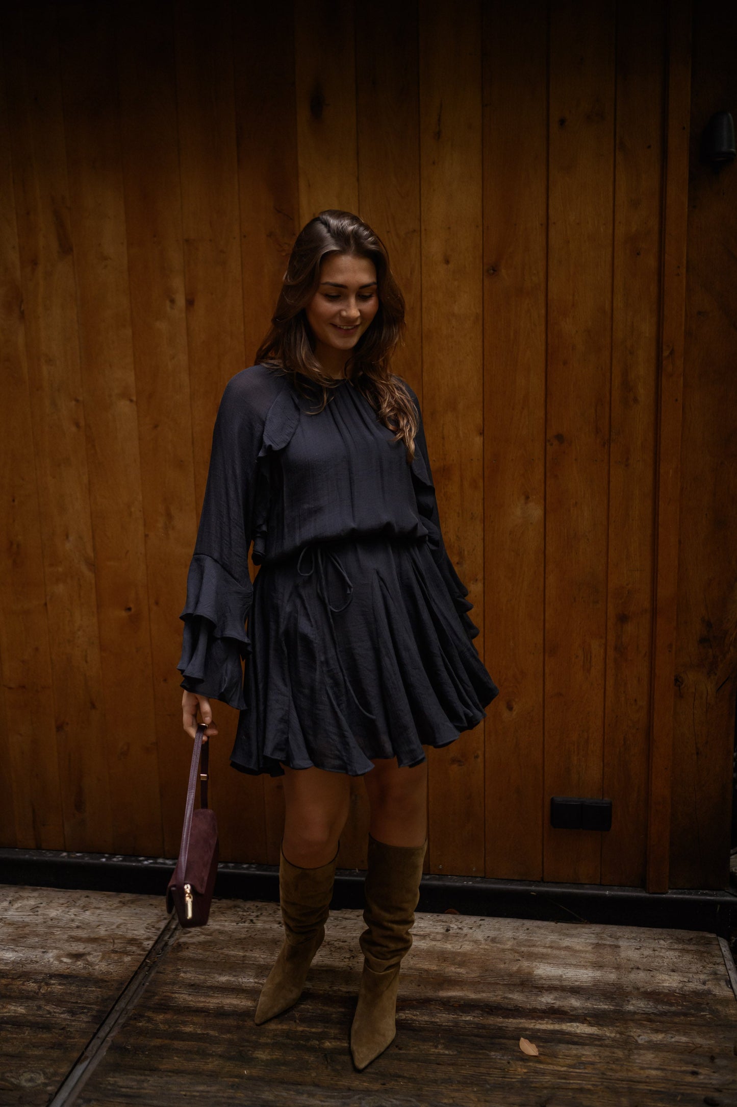 Black Audrina Dress