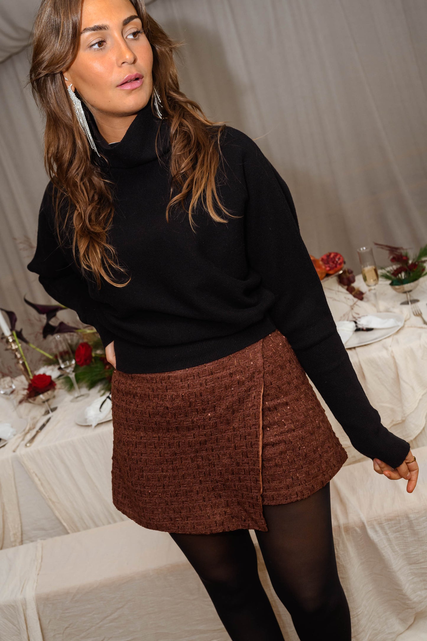 Black Elena Sweater