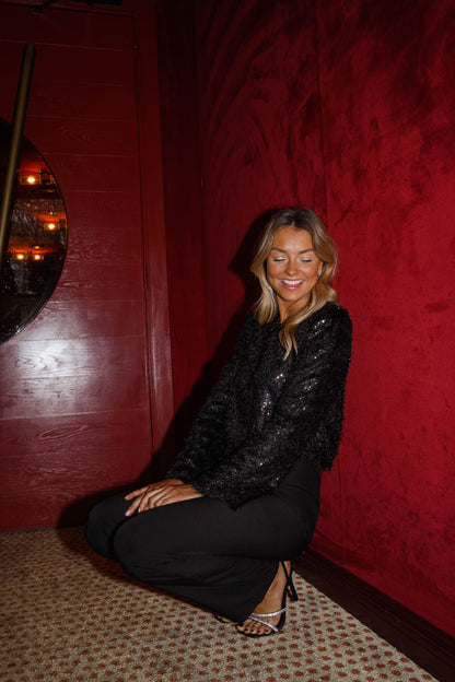 Black Ondine Blouse