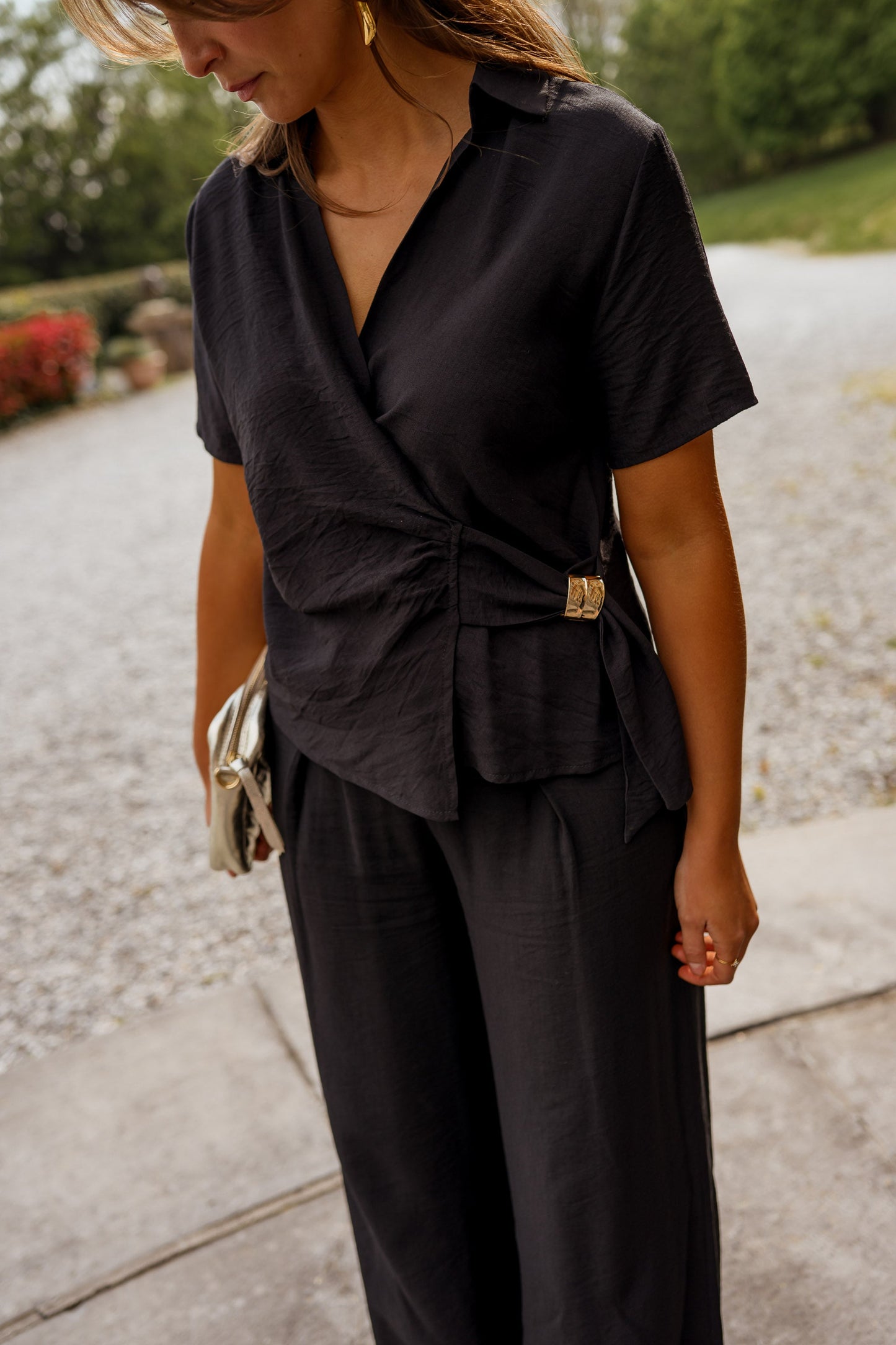 Black Patricia Blouse