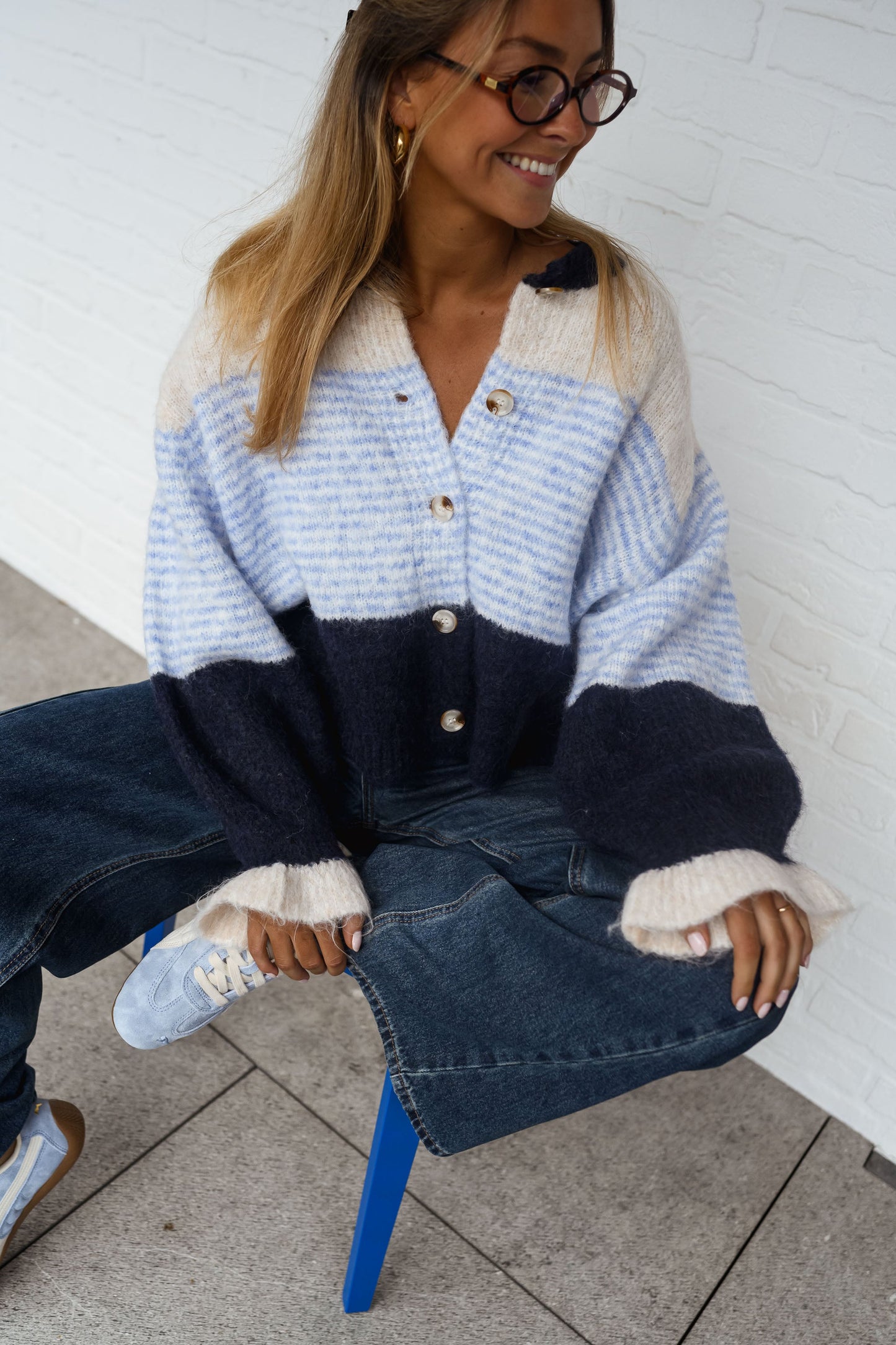 Blue Amren Cardigan