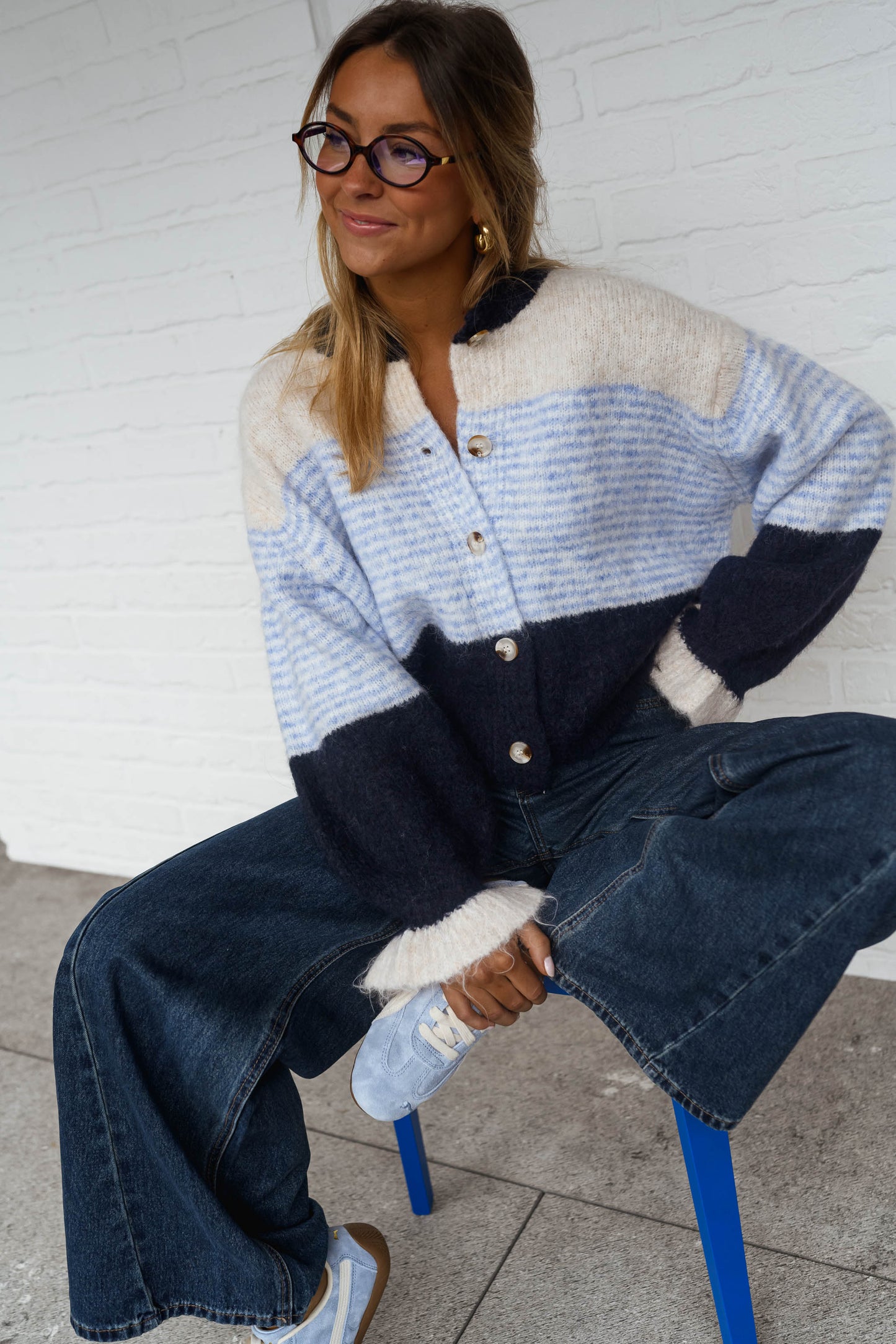 Blue Amren Cardigan