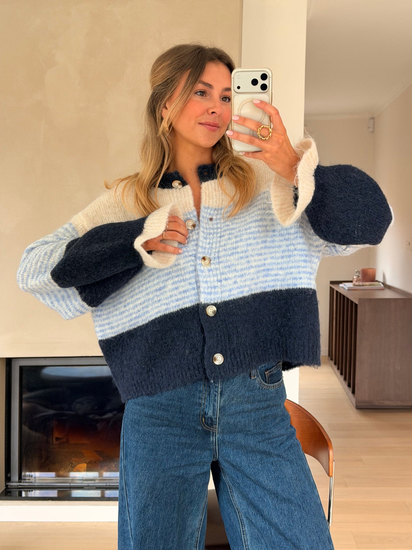 Blue Amren Cardigan