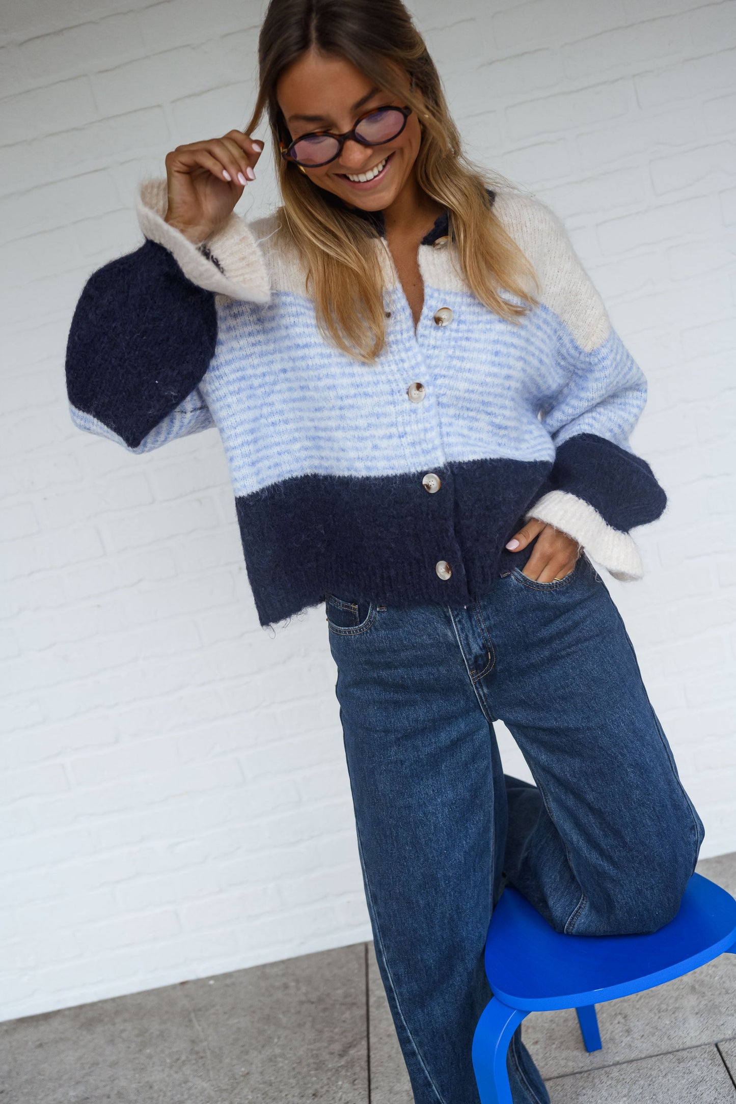 Blue Amren Cardigan