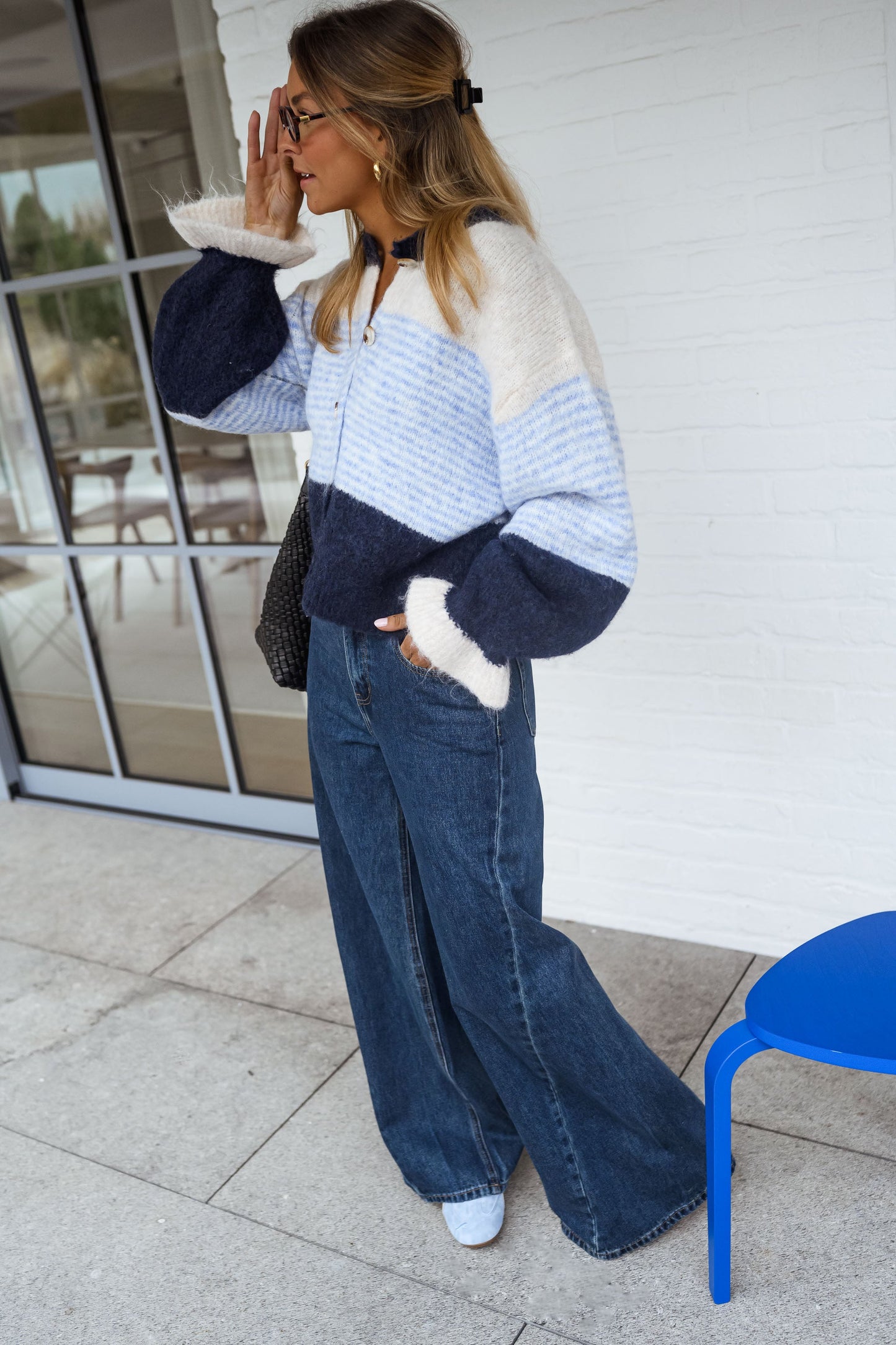 Blue Amren Cardigan