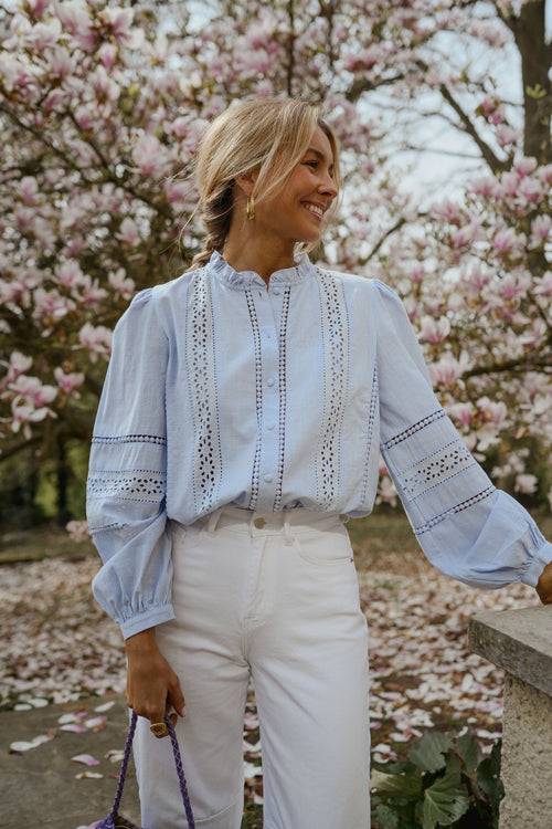 Blue Grain Blouse