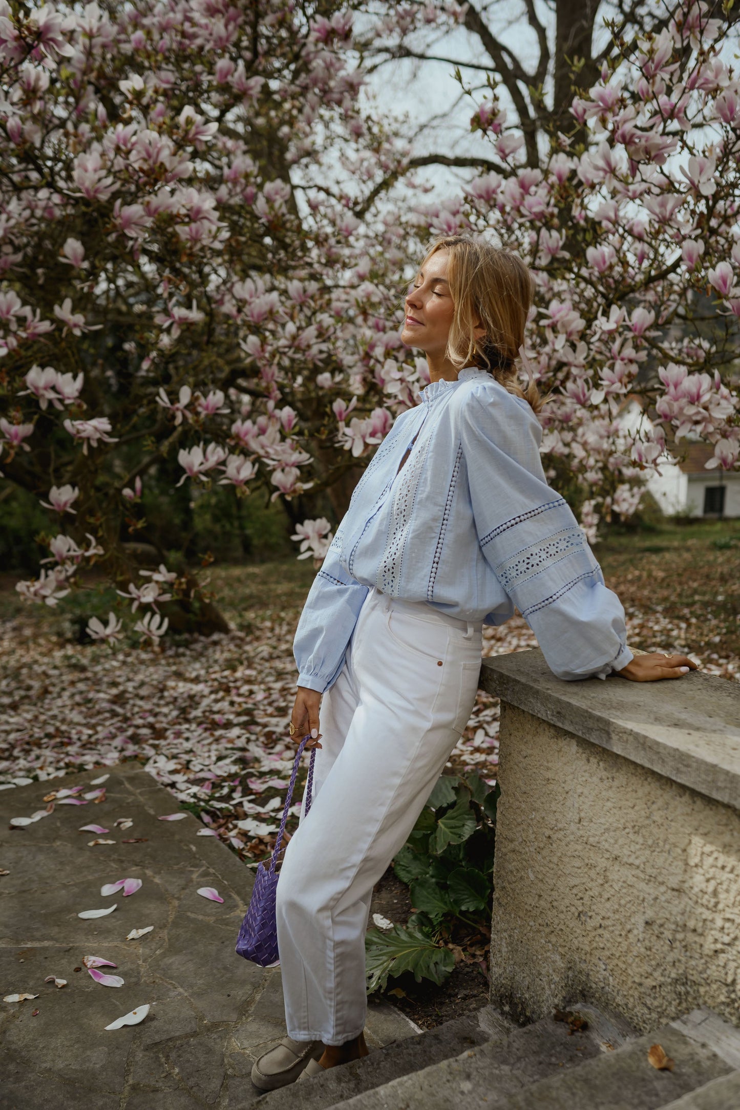 Blue Grain Blouse