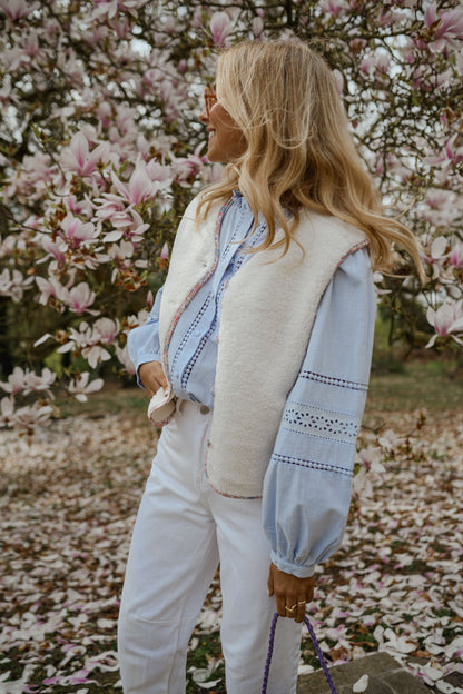 Blue Grain Blouse