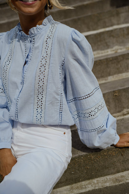Blue Grain Blouse