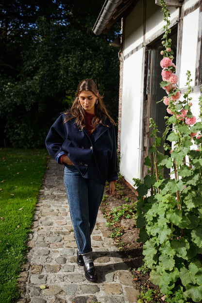 Blue Marlise Coat