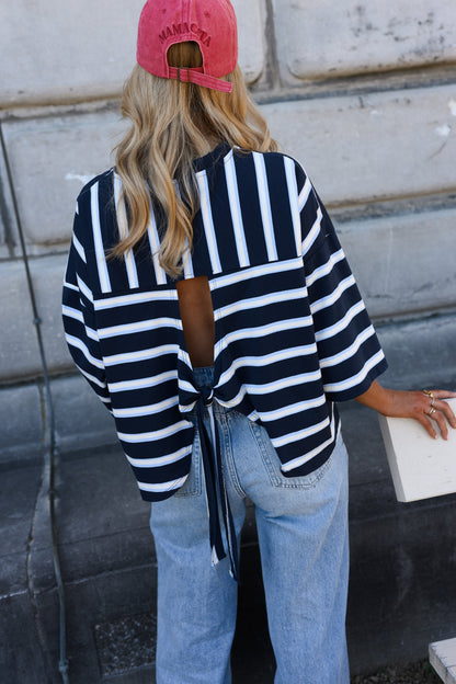 Blue Striped Isora T-Shirt