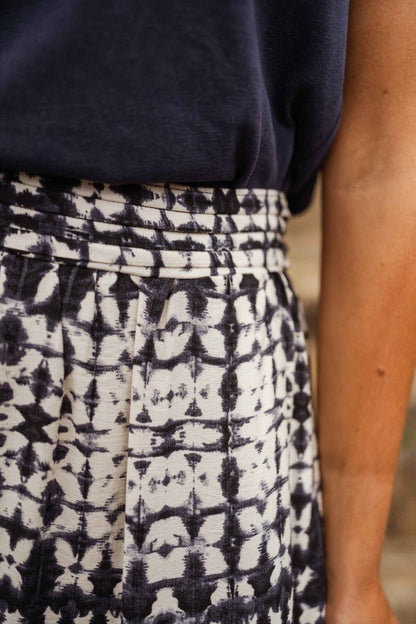 Blue Tie-Dye Gaelle Skirt