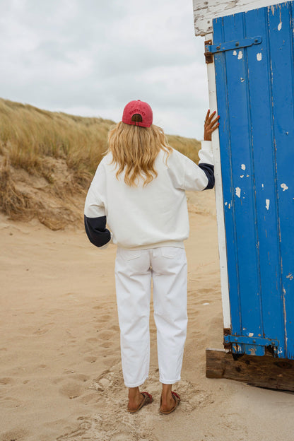 Blue and White Emile Sweater
