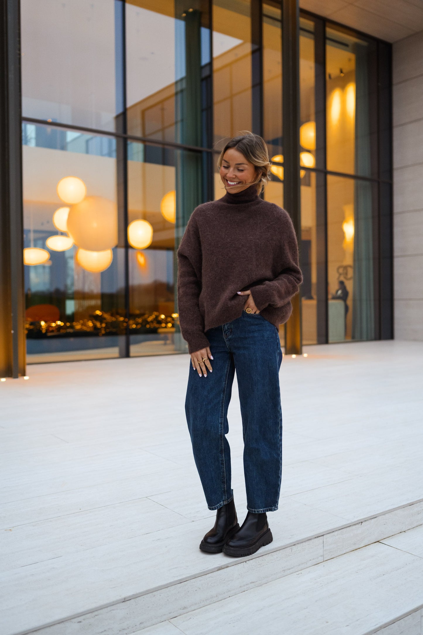 Brown Mara Sweater