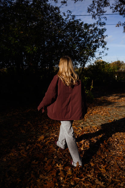 Burgundy Clio Coat