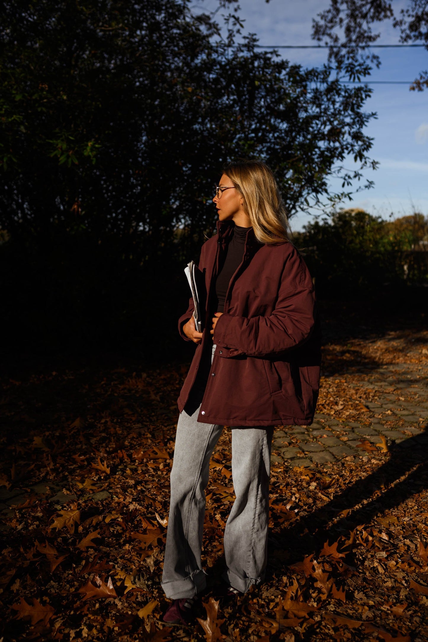 Burgundy Clio Coat