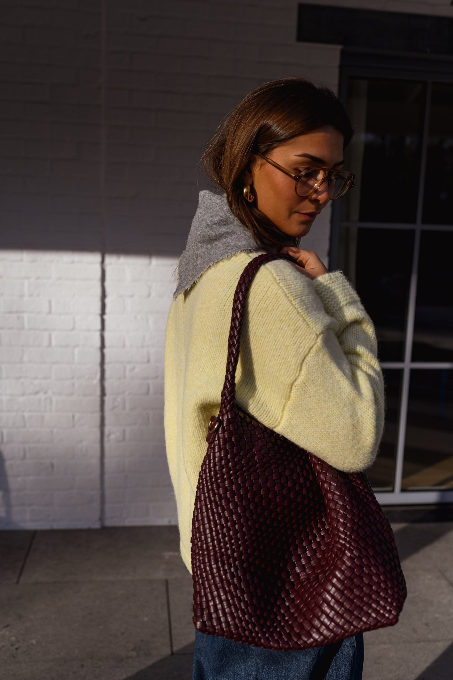 Burgundy Evie Bag