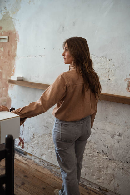 Camel Gabin Overshirt