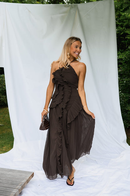 Chocolate Nanci Dress