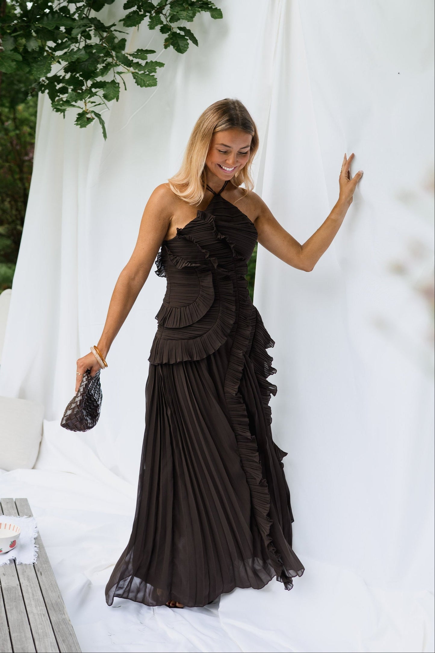 Chocolate Nanci Dress