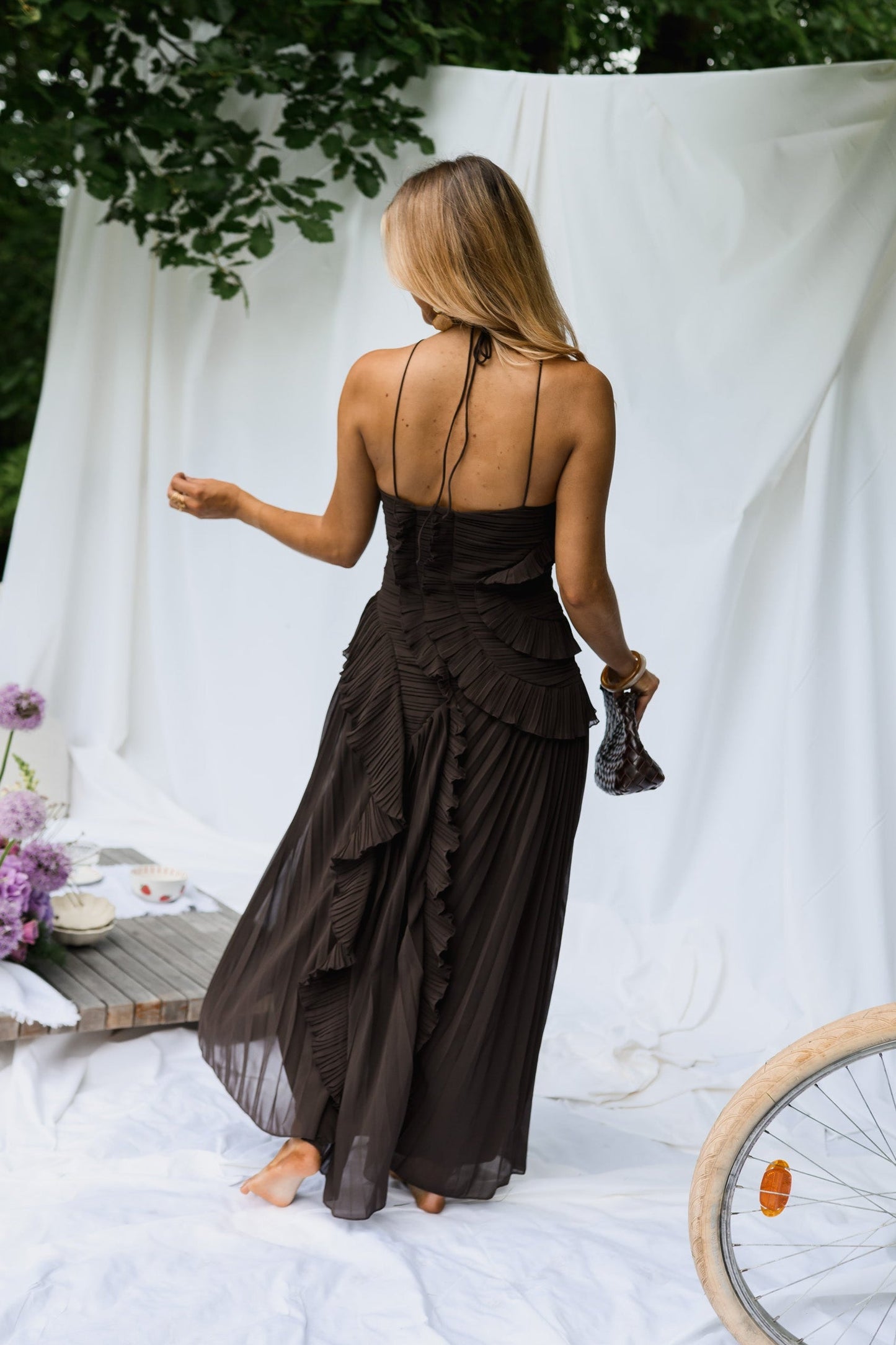 Chocolate Nanci Dress