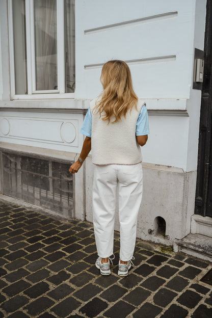 Ecru Floral Gracie Vest
