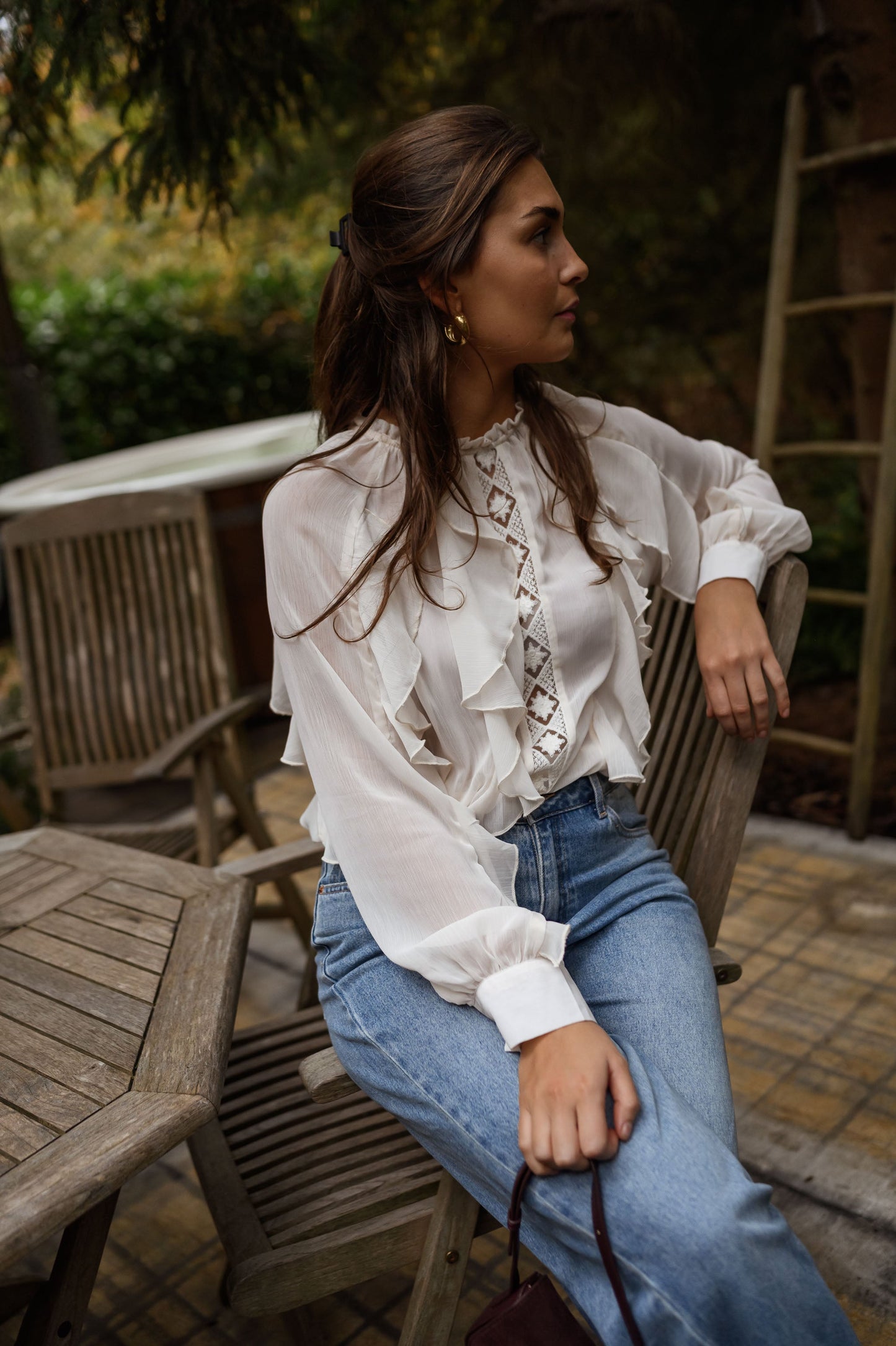 Ecru Sasou Blouse