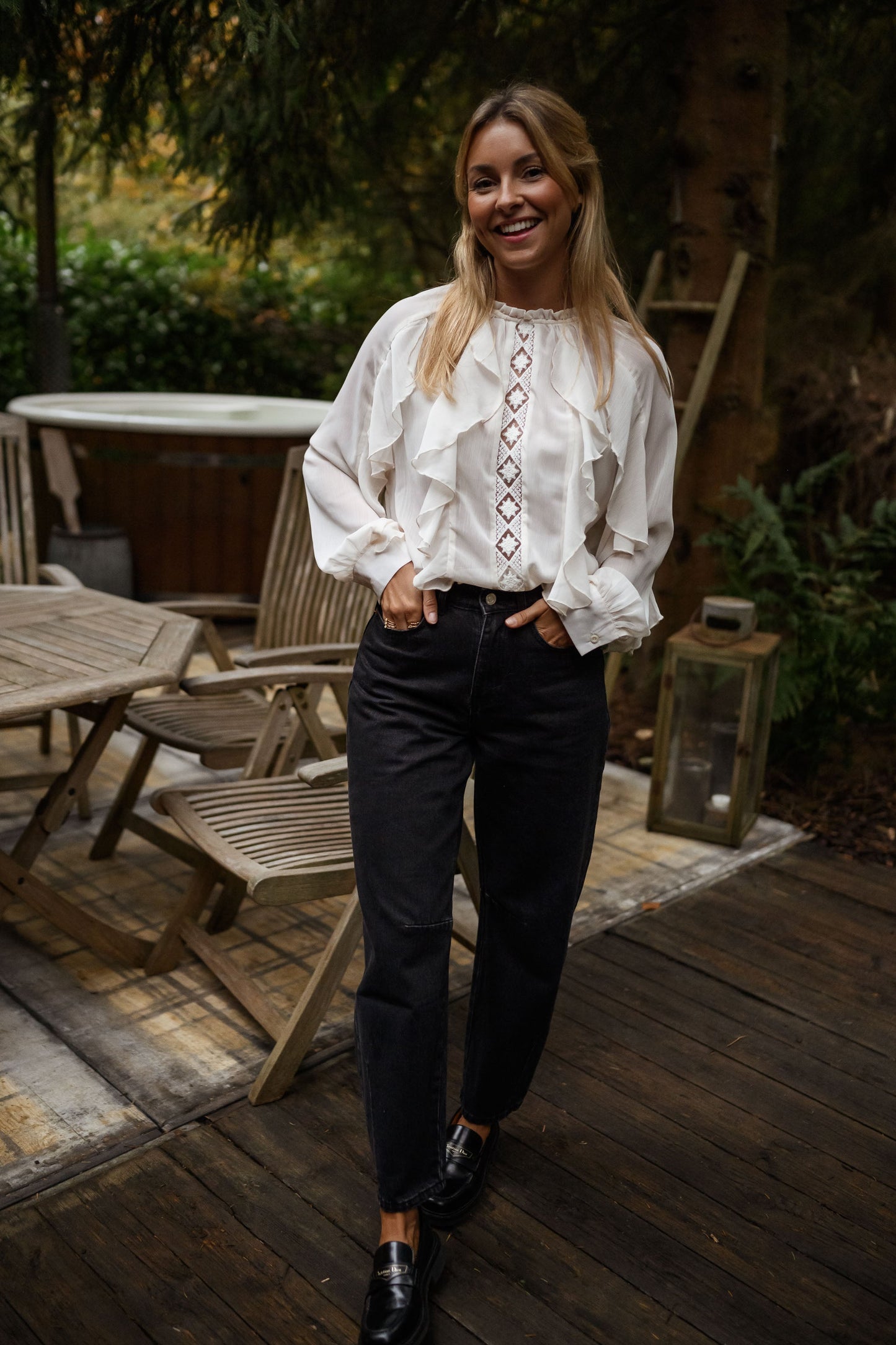 Ecru Sasou Blouse