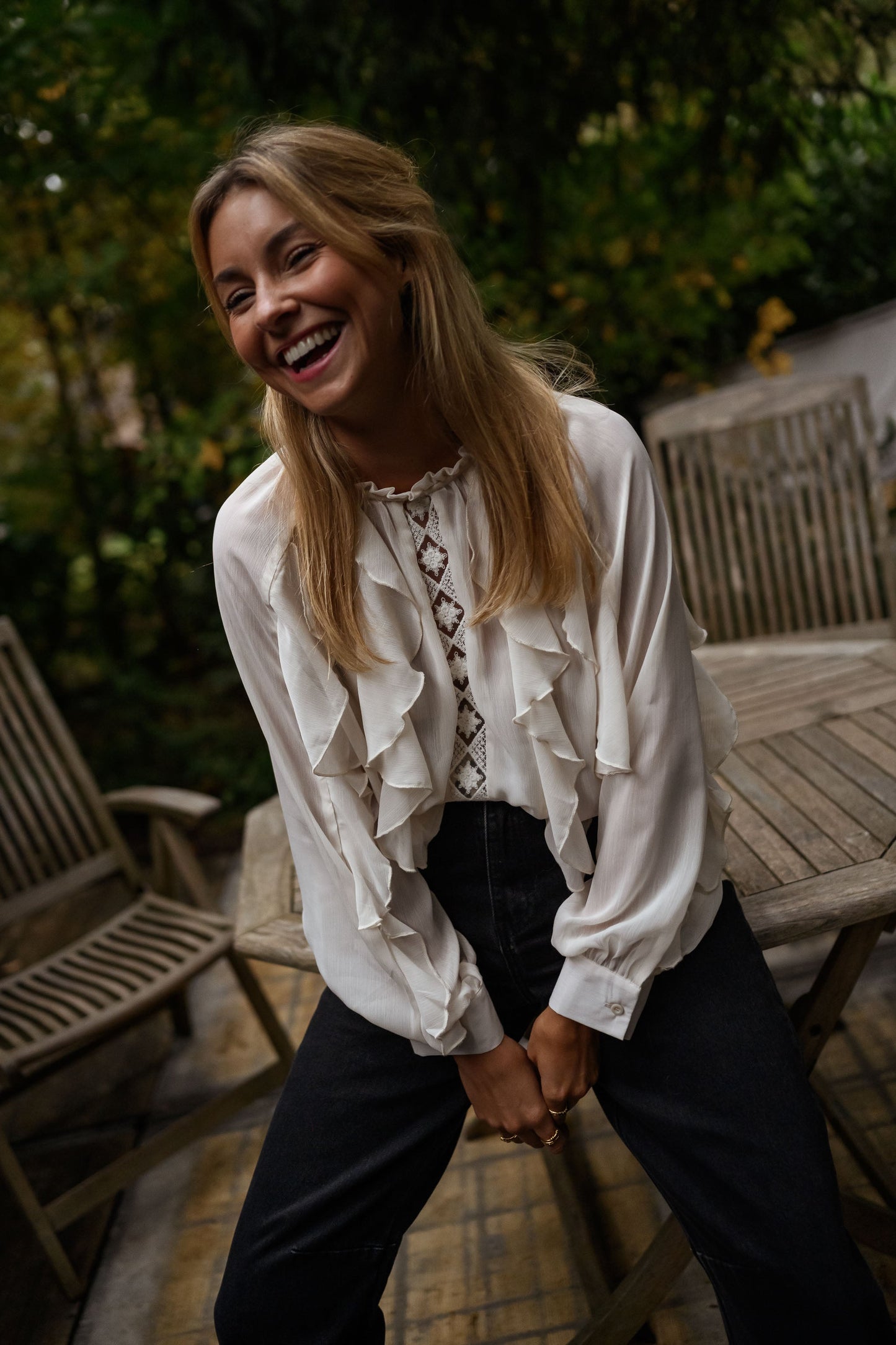Ecru Sasou Blouse