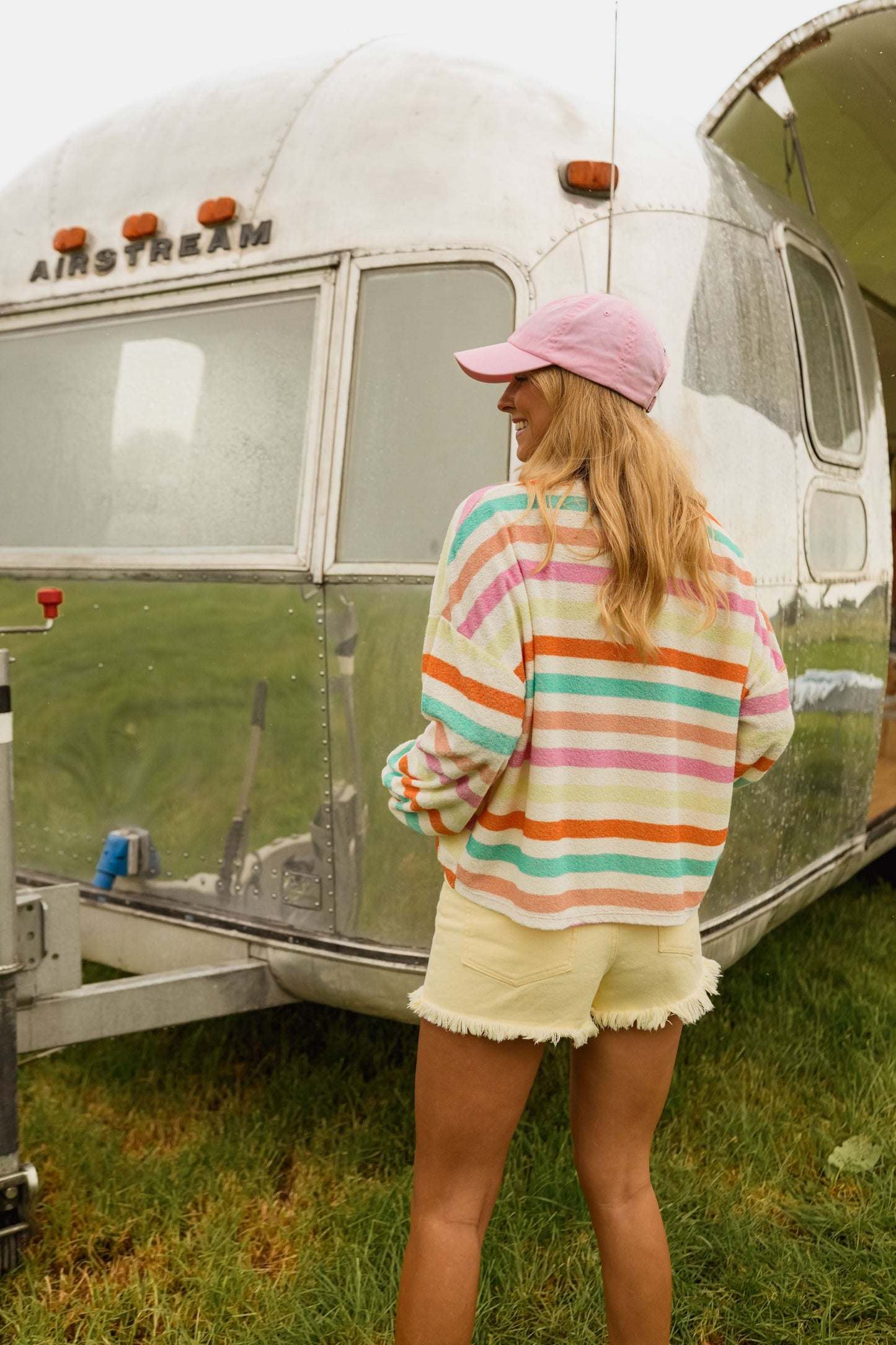 Ecru Striped Dawn Sweater