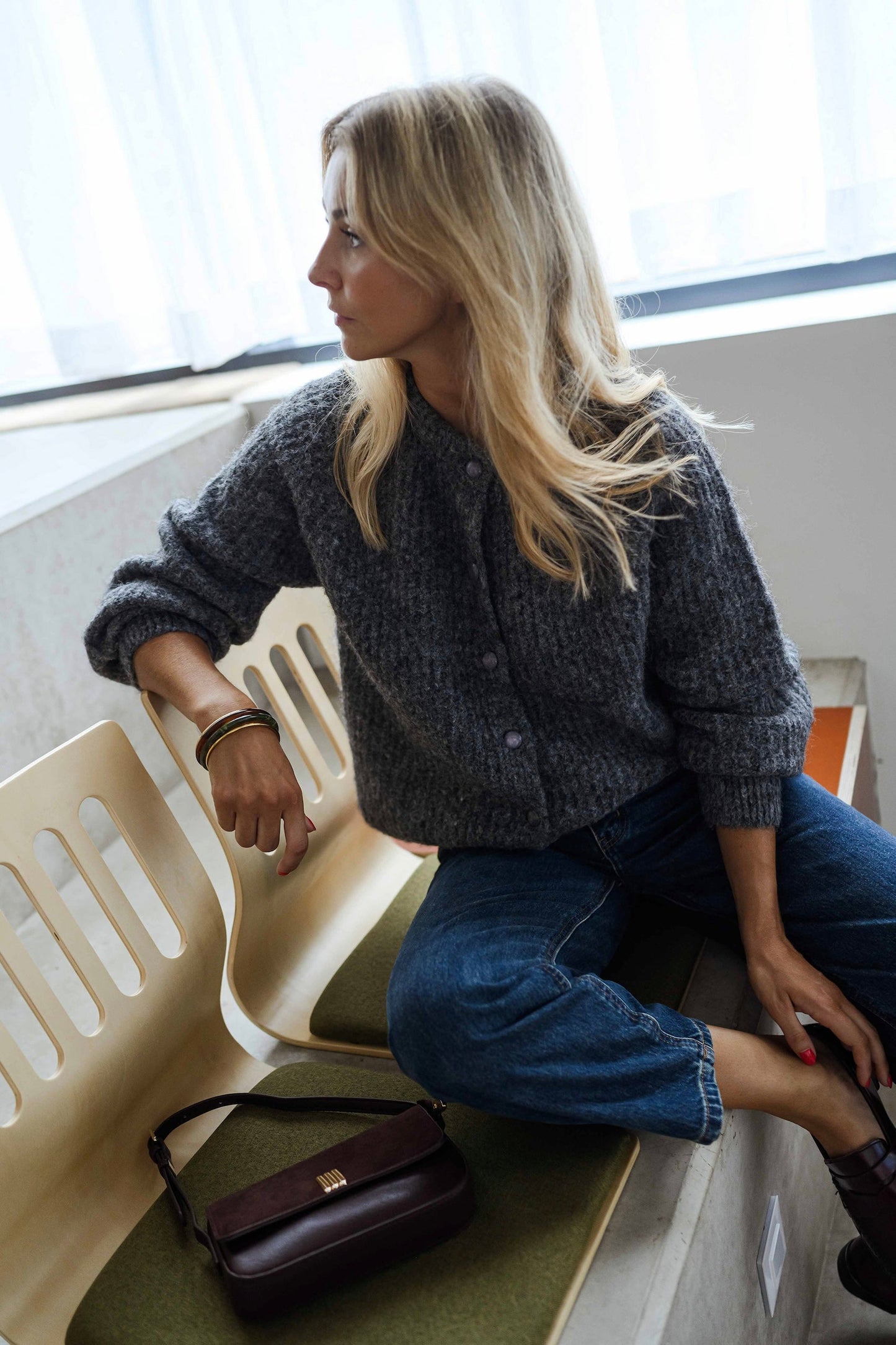 Grey Elony Cardigan