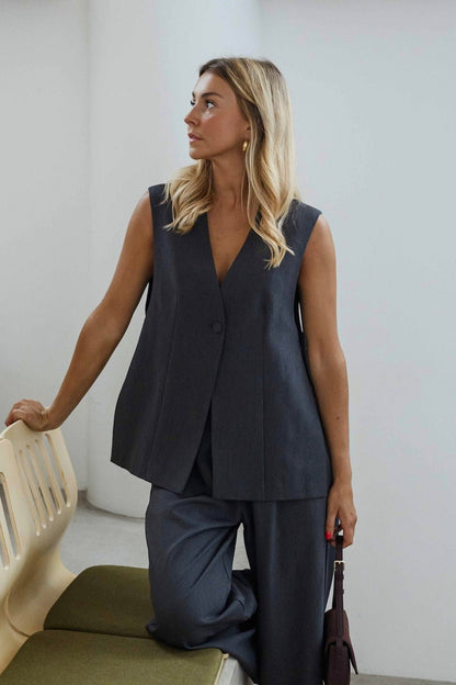 Gray Ringo Vest
