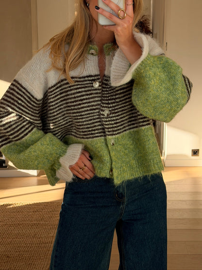 Green Amren Cardigan