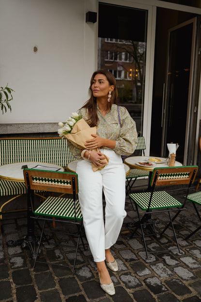 Green Floral Cadence Blouse