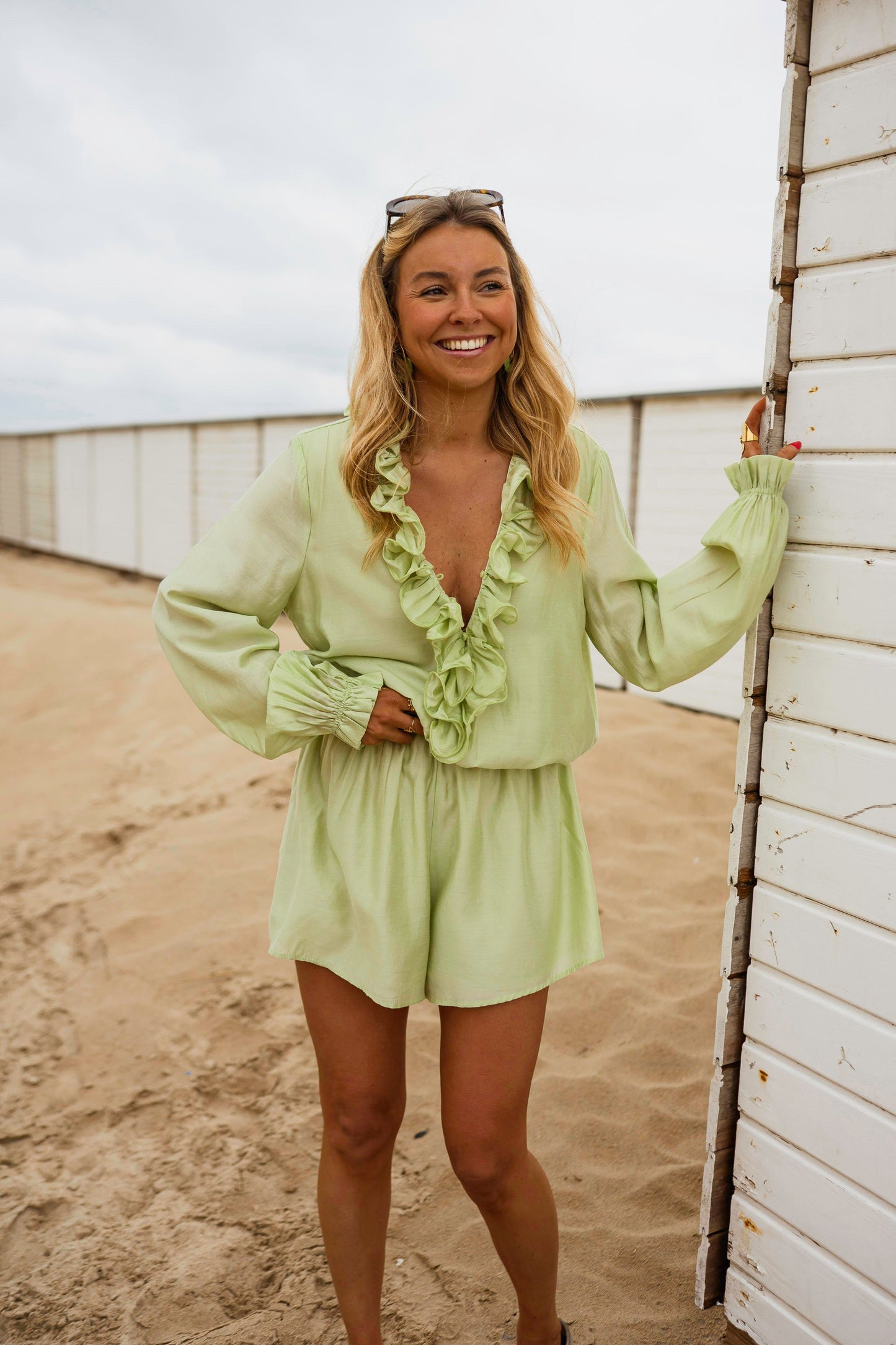 Green Mayssa Romper