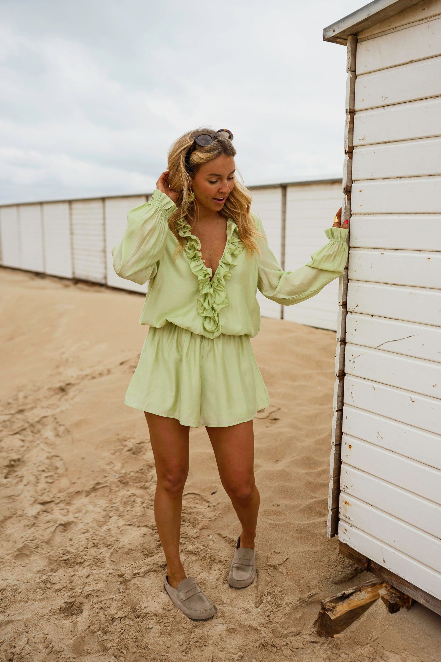 Green Mayssa Romper