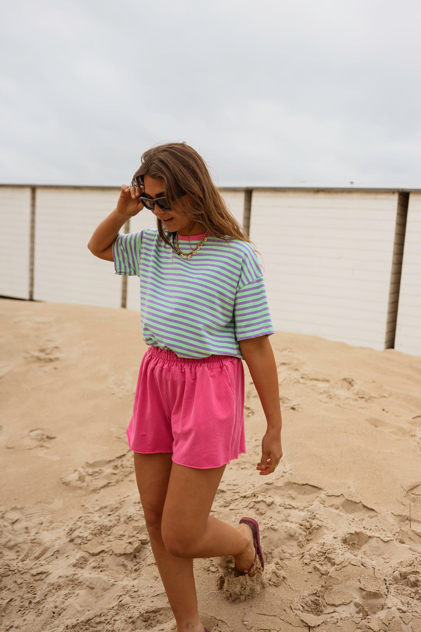 Green and Purple Chloe T-Shirt
