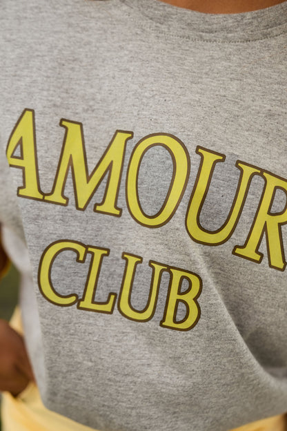 Grey Amour Club T-Shirt
