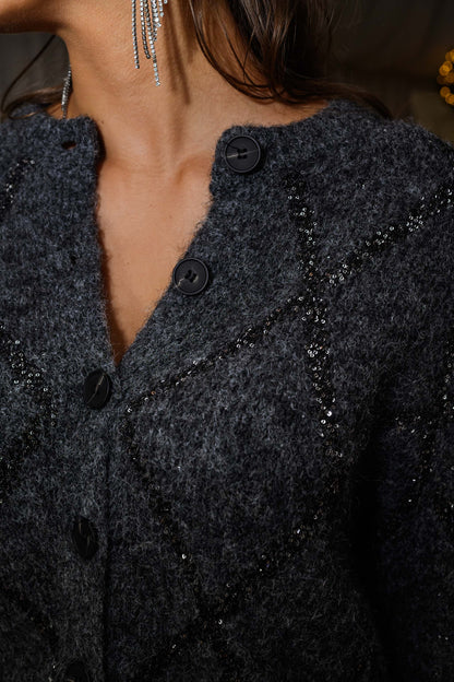 Grey Anna Cardigan