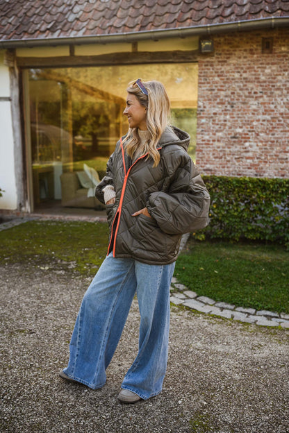 Khaki Rainy Coat